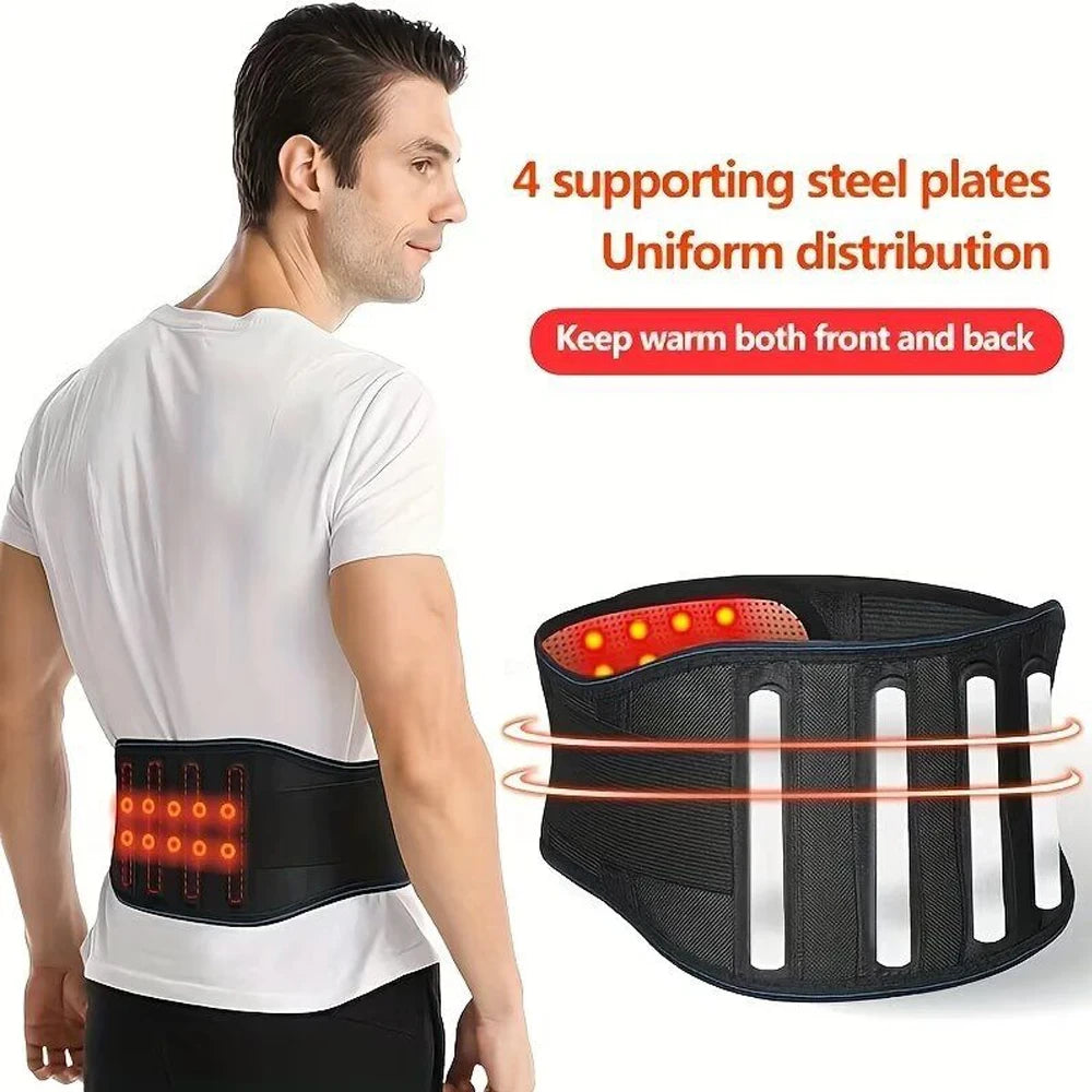 Heated Magnetic Lumbar Support Belt