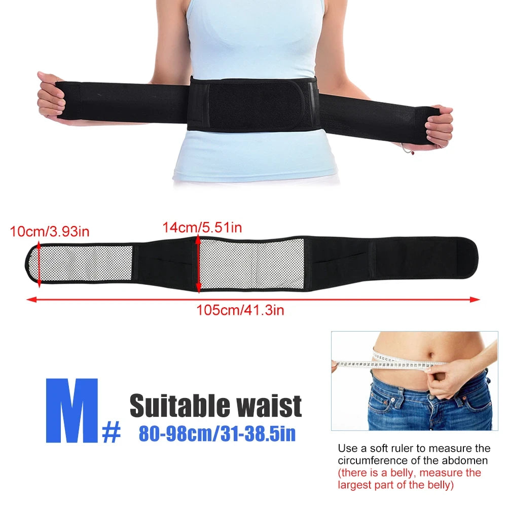 Heated Magnetic Lumbar Support Belt