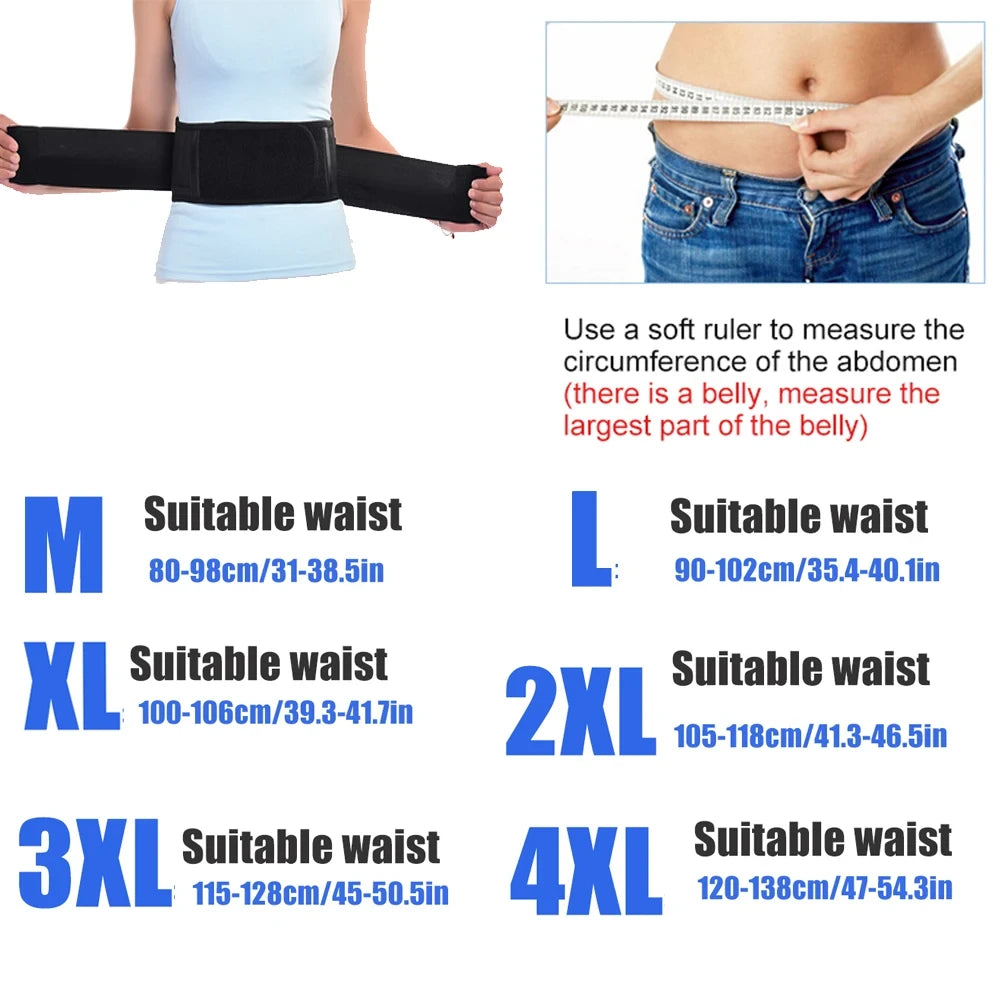 Heated Magnetic Lumbar Support Belt
