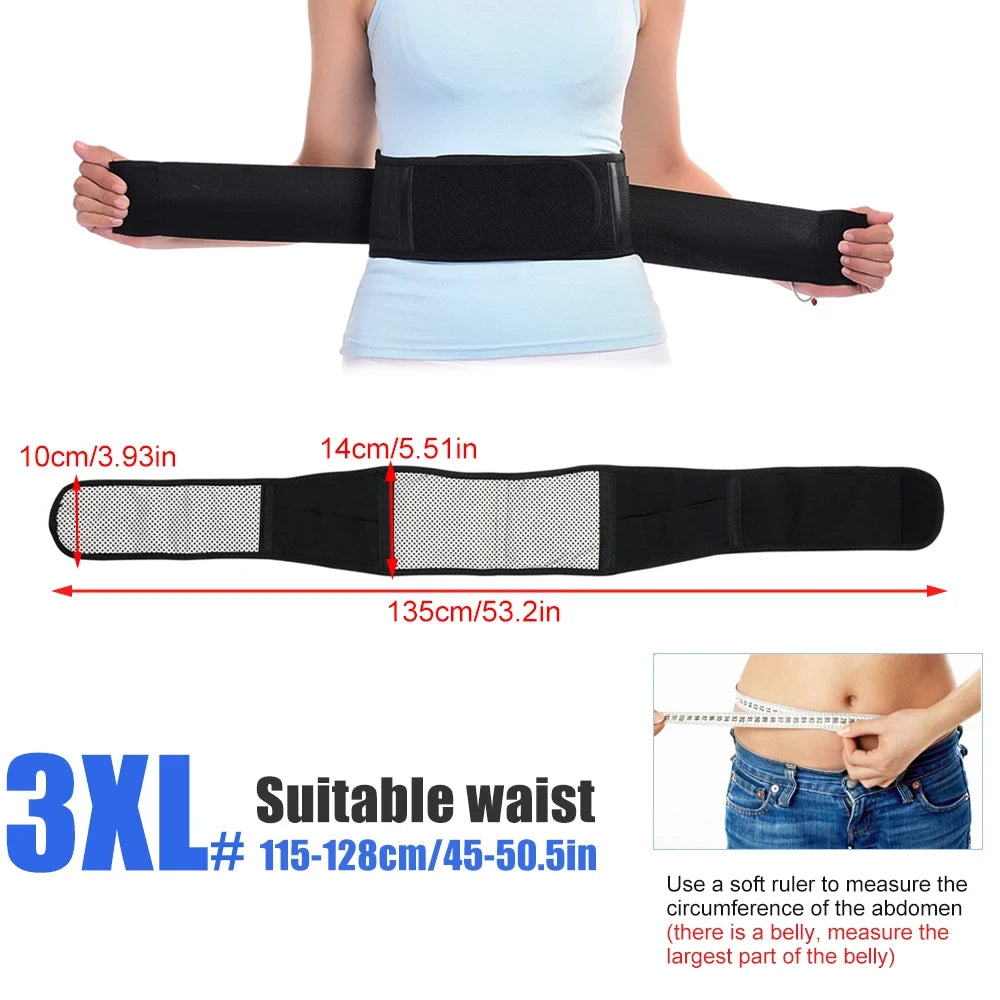 Heated Magnetic Lumbar Support Belt