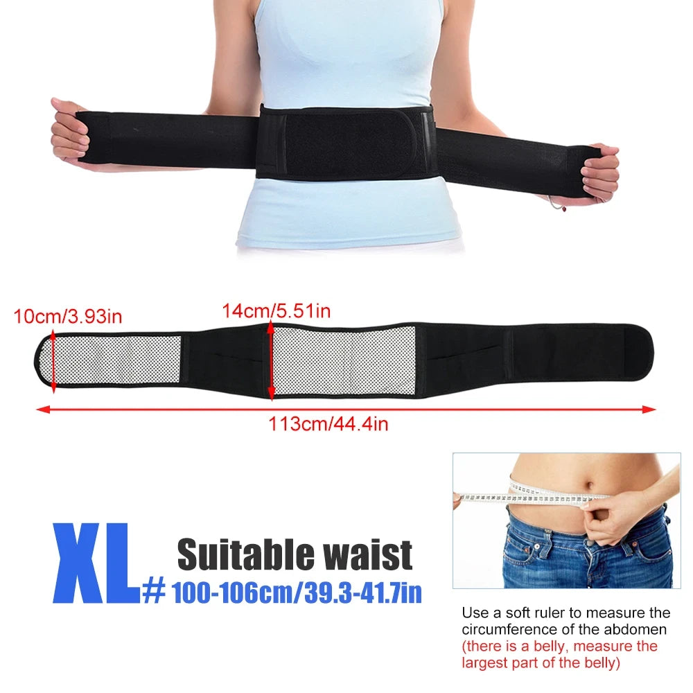 Heated Magnetic Lumbar Support Belt
