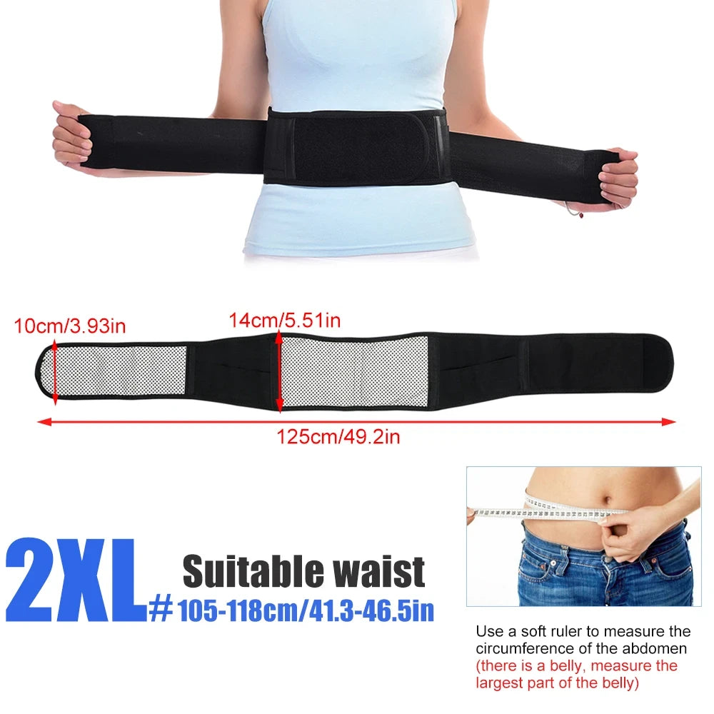 Heated Magnetic Lumbar Support Belt